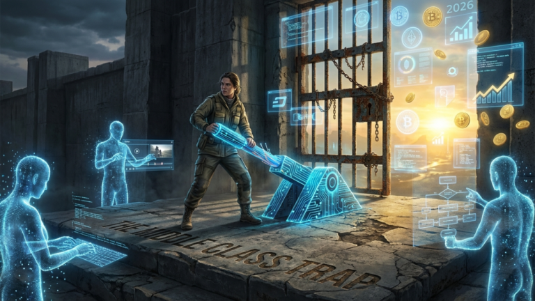 Why “AI-Augmented” Side Hustles Are the Only Way to Beat the Middle Class Trap