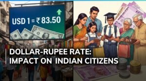 Indian rupee and US dollar notes side by side showing the dollar rupee rate impact on common citizens