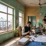 Indian entrepreneurs reviewing India Brazil trade opportunities, export documents and product samples in Kolkata